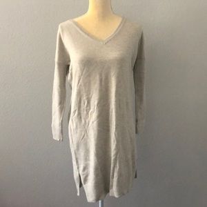 Boden V-neck Sweater Tunic Dress